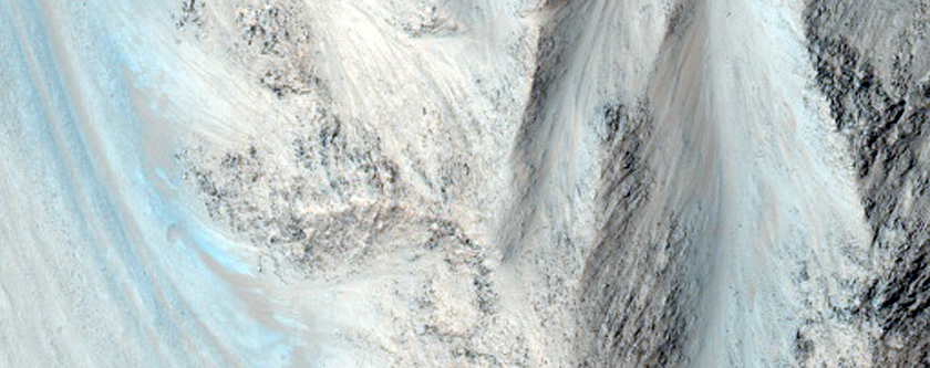 Monitor Slopes in Eos Chasma