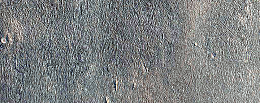Possible Terraced Crater in Arcadia Planitia