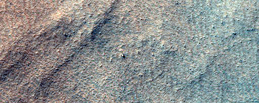Edge of Viscous Flow Feature in Argyre Region