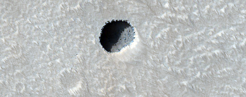 Pit South of Arsia Mons