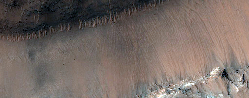 Monitor Slopes in Sirenum Fossae Graben