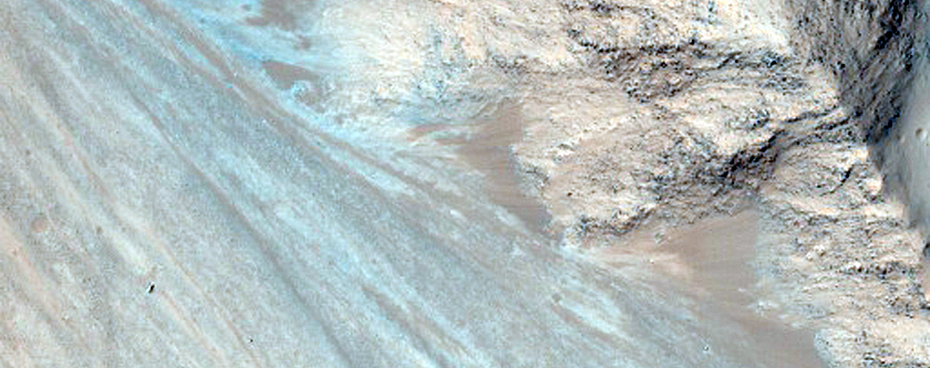 Monitor Slopes in Eos Chasma