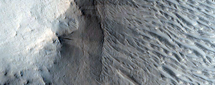Slope Streak Monitoring Site in Arabia Terra