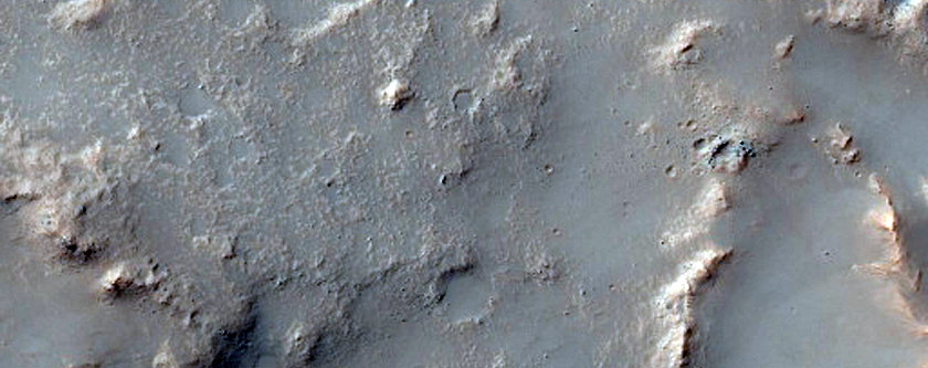 Possible Preserved Impact Melt Flow on the Ejecta of Bakhuysen Crater
