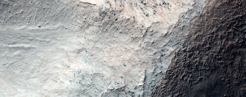 Monitor Slope of Impact Crater