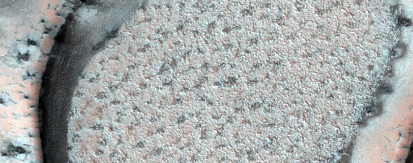 Dunes on Cement Substrate Dubbed Arrakis