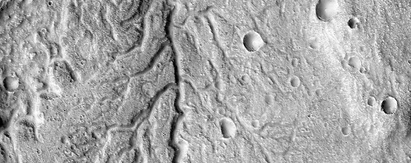 Valley Network in THEMIS Image V27422018