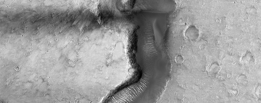 Channels South of Meroe Patera