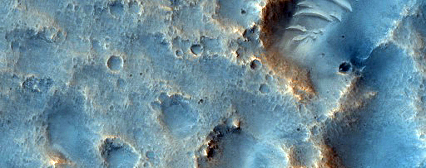 Scour in Kasei Valles