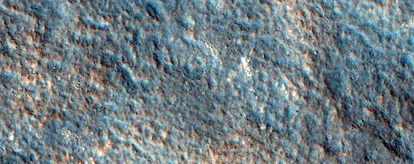 Lobate Crater Ejecta in Arcadia Planitia