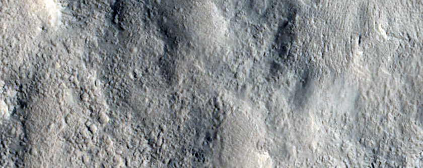Central Uplift of Crater on the Northern Plains
