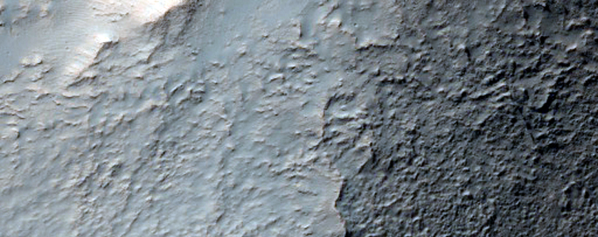 Massif with Steep Rocky Slope