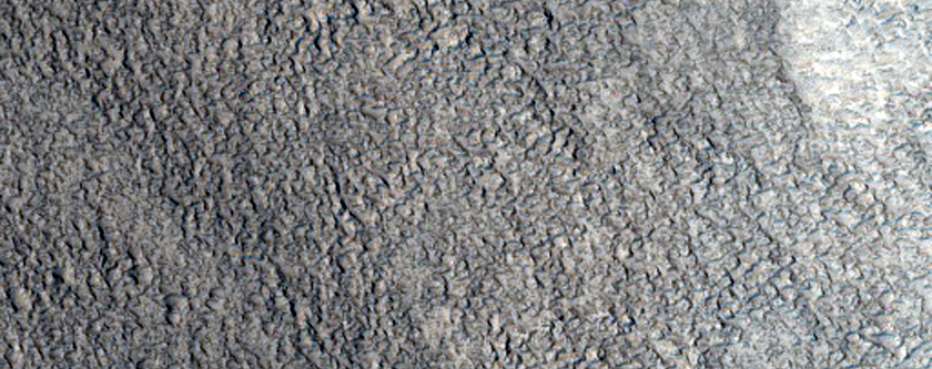 Mounds in Mamers Vallis