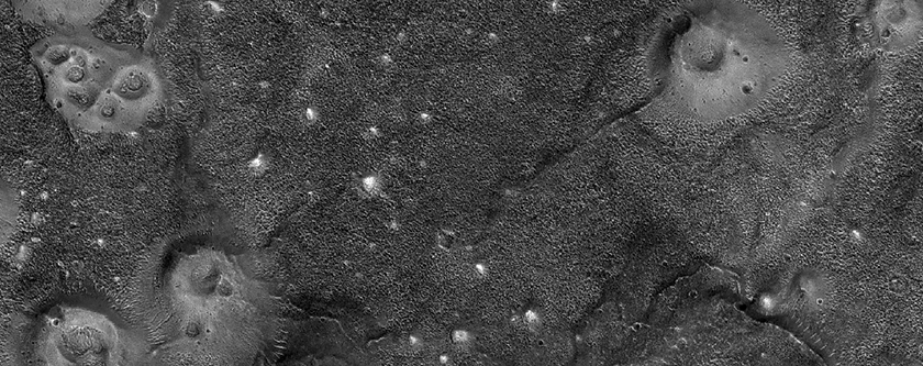 Cratered Cones in Cydonia Colles