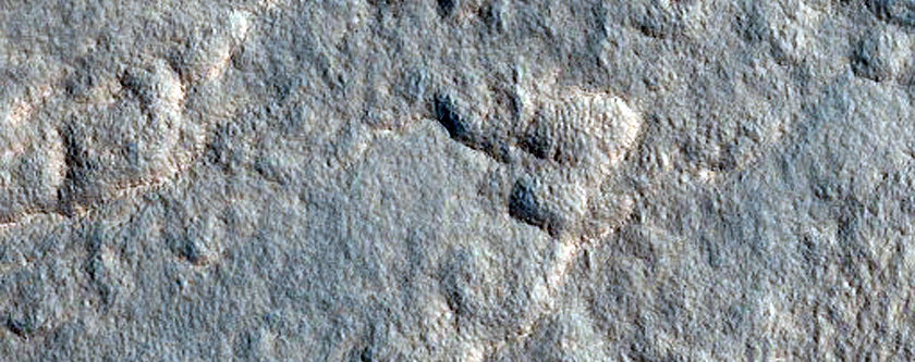 Layered Crater Floor Deposit in Utopia Planitia