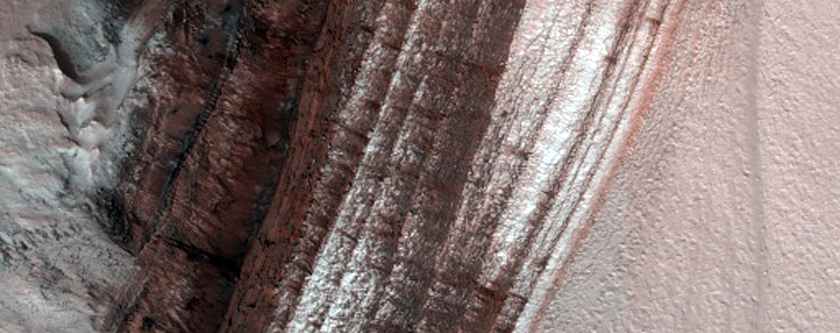 Avalanche Monitoring at Steep Chasma Boreale Headscarp