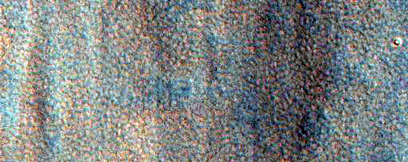 Degrading Northern Plains Crater