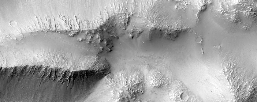 Thick Ius Chasma Landslide