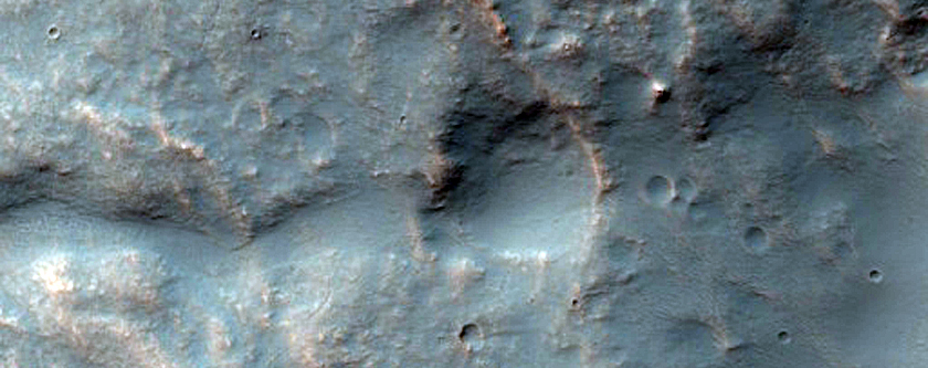 Hanging Valley in Icaria Planum