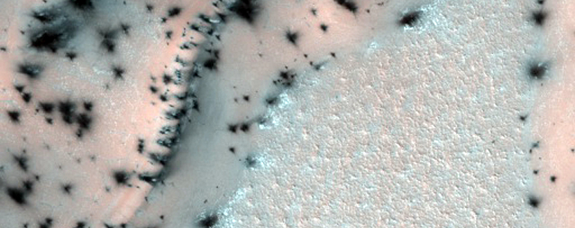 Dunes on Cement Substrate Dubbed Arrakis