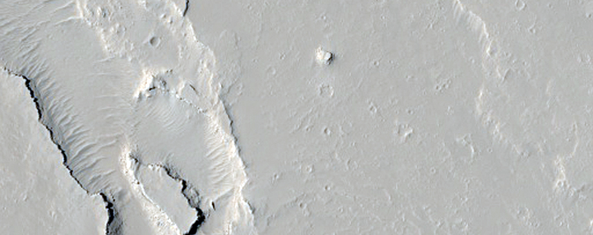 Sinuous Channel in Tharsis Region