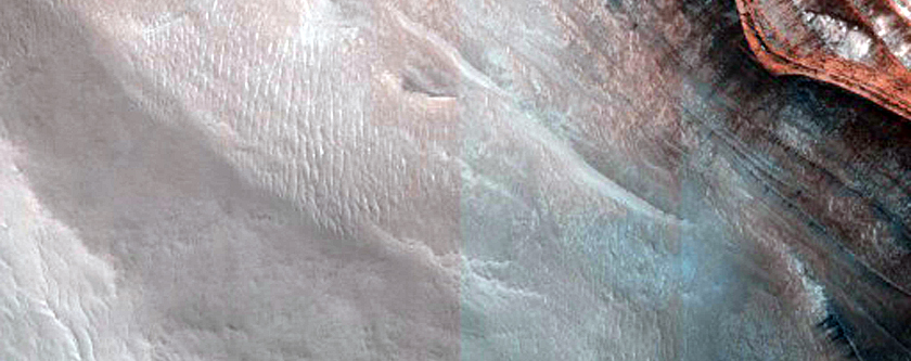 Avalanche Monitoring at Steep North Polar Scarp