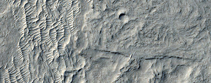 Sinuous Ridges with Meanders and Scroll Bars in Aeolis Planum