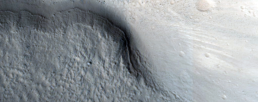 Crater with Steep Slopes