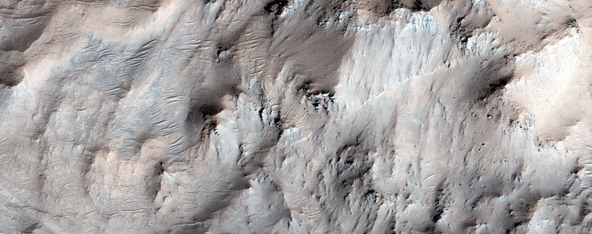 Bedrock North of Hellas Planitia