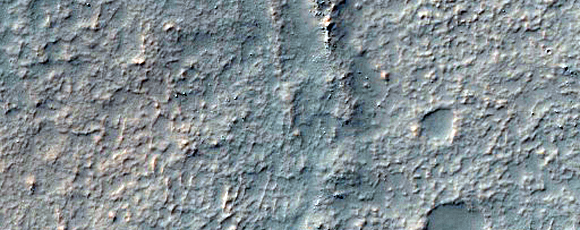 Dust Devil Tracks Northeast of Rabe Crater