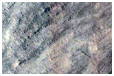 Distal End of Lobe on Floor of Unnamed Crater in Northern Terra Sabaea
