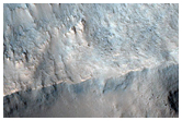 Impact Crater and Channel
