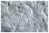 Flow Boundary in Elysium Planitia
