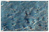 Valley Fan on Floor of Crater in Hellas Region
