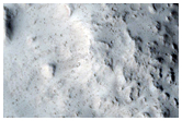 Impact Crater in Kasei Valles
