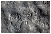 Ejecta of Very Well-Preserved Crater
