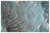 Crater South of Nirgal Vallis
