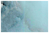 Central Structures of Impact Crater in Northern Syrtis Major Planum
