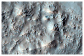 Channels and Flows East of Hale Crater
