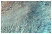 Western Portion of Central Structure in Mazamba Crater