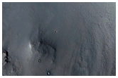 Bedrock in Crater Walls