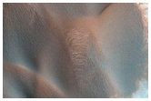 Central Uplift of Crater within Larger Crater