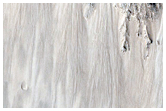 Columnar Jointed Rocks in Crater Wall in Isidis Planitia