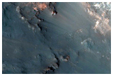 Crater in Northern Syrtis Major Planum