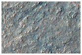 Contorted Textures in Southern Hemisphere Crater