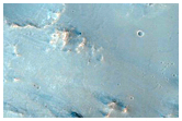 Superimposed Crater with Variably Eroded Ejecta