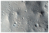 Secondary Craters from Impact Crater within Aureole Materials