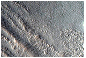 Gullied Walls of Fresh Impact Crater in Southern Highlands