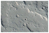 Volcanic Vent and Lava Channel North East of Ascraeus Mons