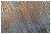 Light-Toned Bedrock on Floor of Coprates Chasma